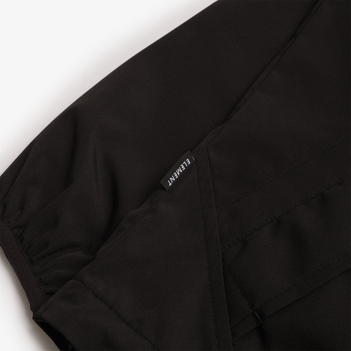 main Element Alder 2.0 Travel Waterproof Shell Jacket, Flint Black, Detail Shot 5