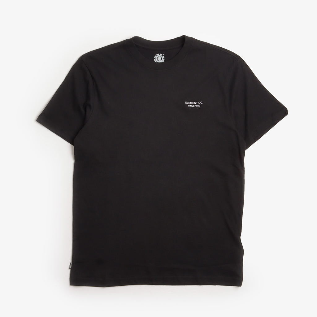 Element Co T-Shirt, Flint Black, Detail Shot 1