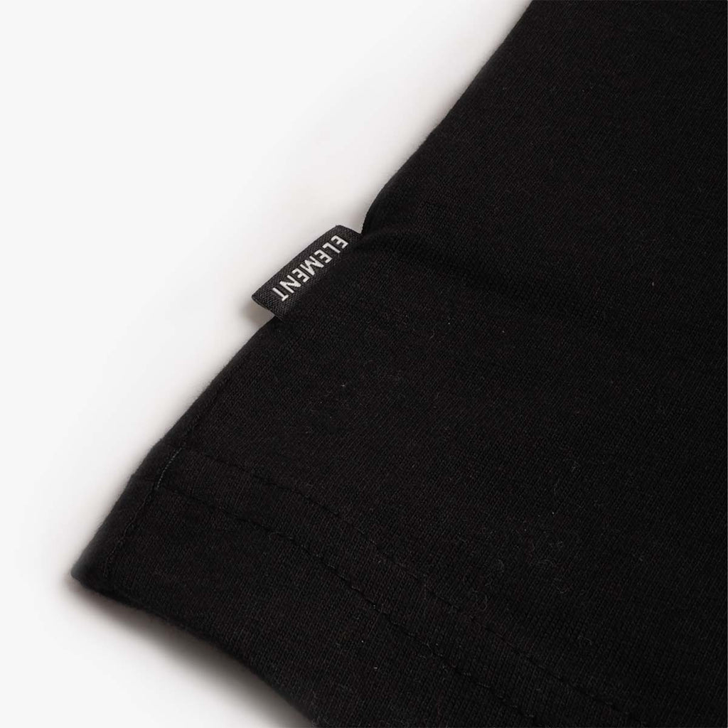 Element Co T-Shirt, Flint Black, Detail Shot 3