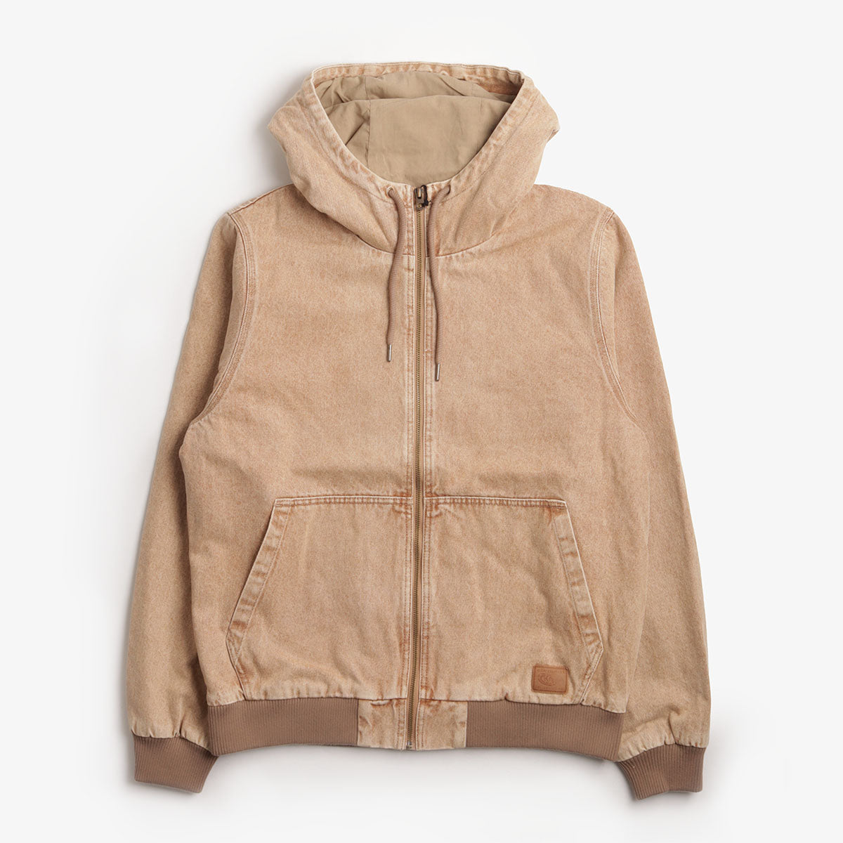 main Element Dulcey Low Tide Jacket, Beige Tint Wash, Detail Shot 1