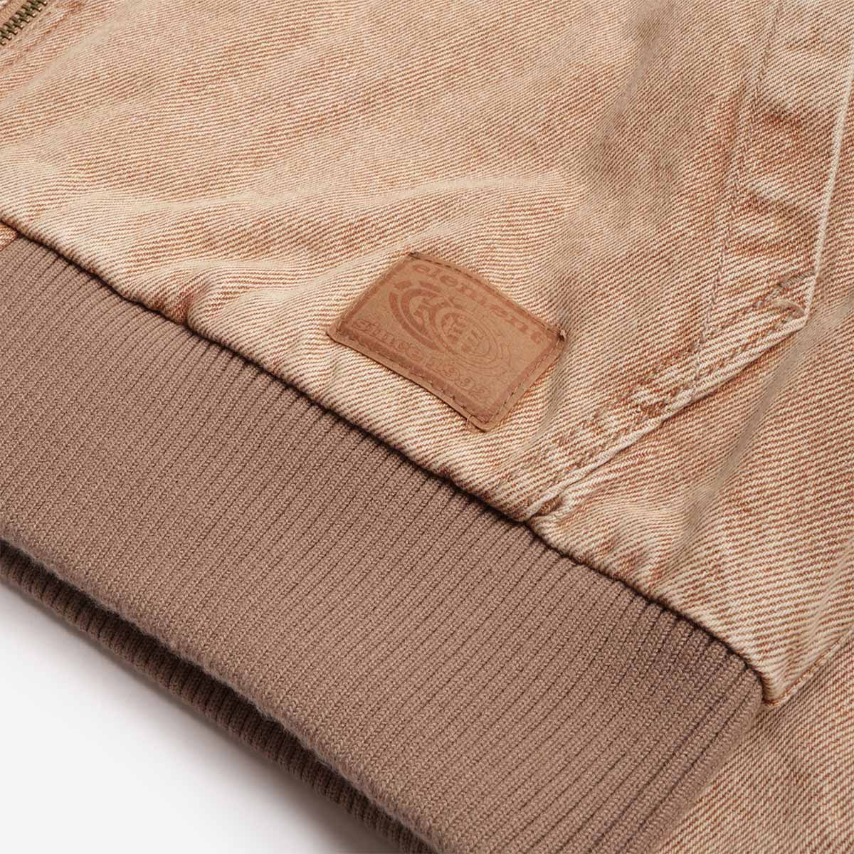 Element Dulcey Low Tide Jacket, Beige Tint Wash, Detail Shot 4
