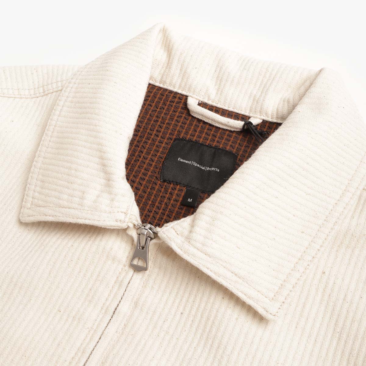 Element ESP Work Jacket, Seersucker Natural, Detail Shot 2