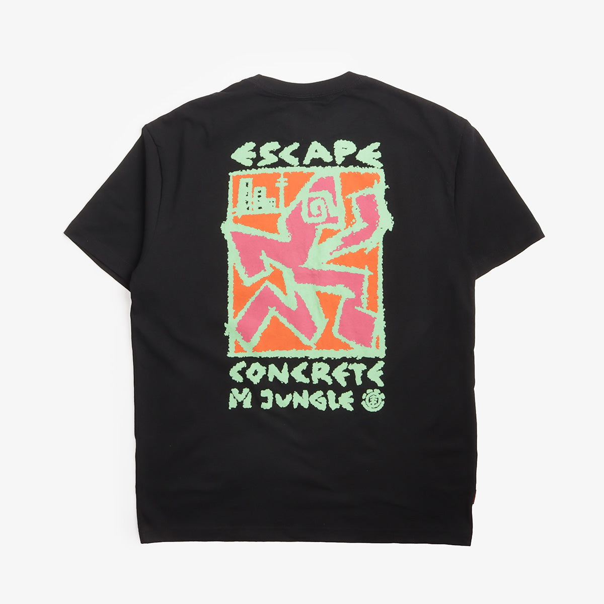 Element MxE Escape tee in Black, back print
