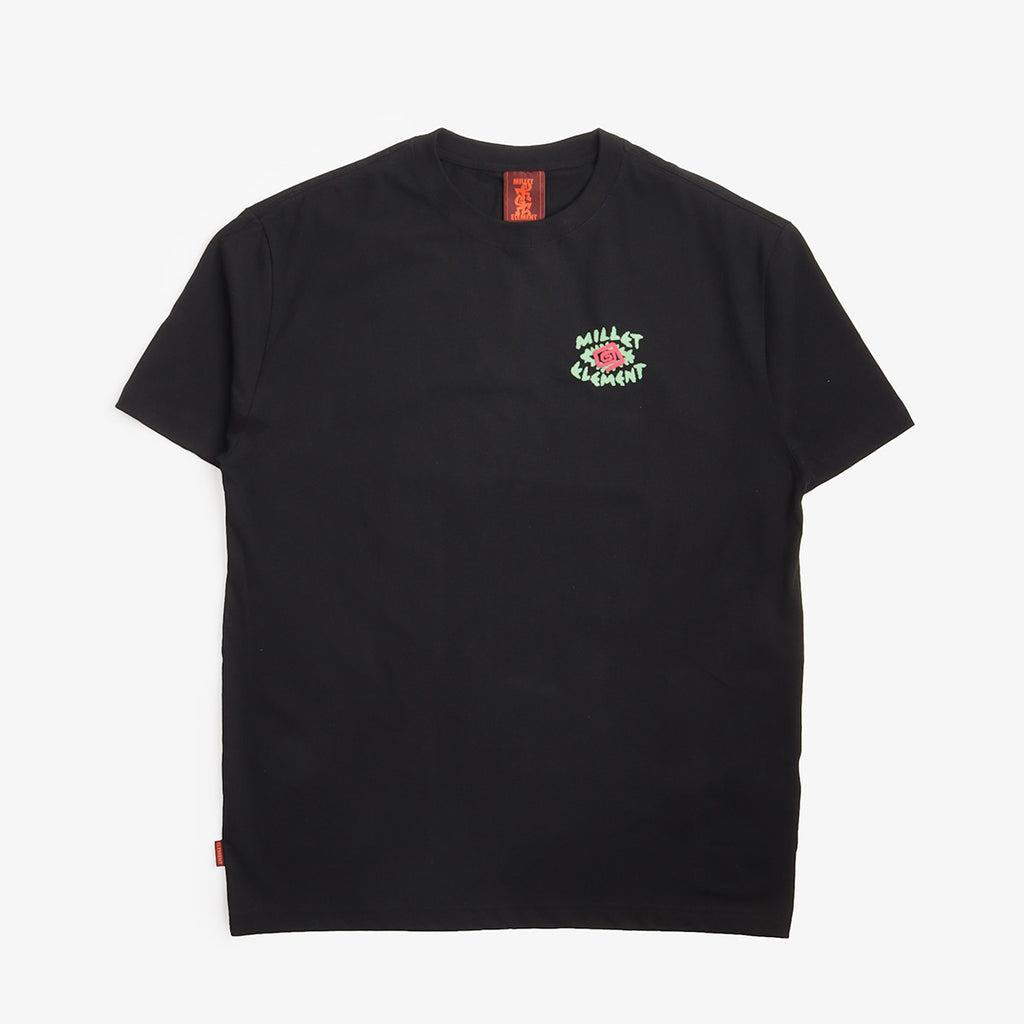 Element MxE Escape tee in Black, front view