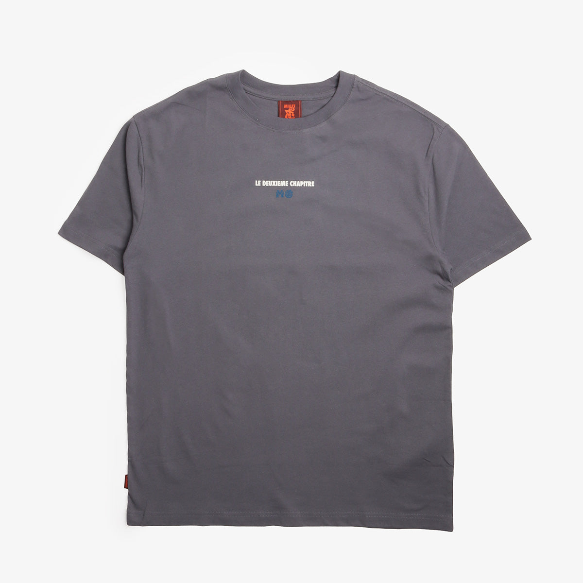 Element MxE Heritage tee in Charcoal, front view