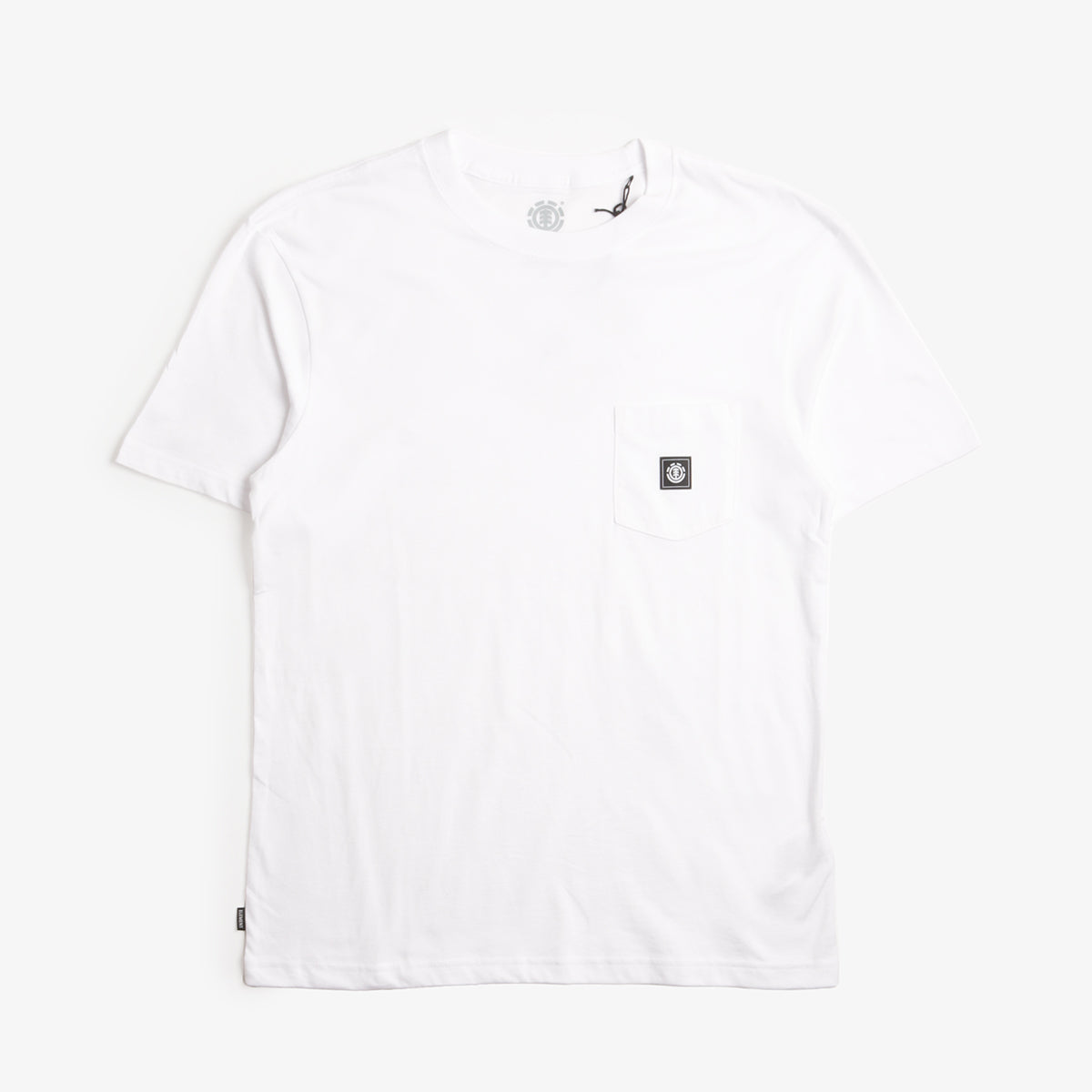 main Element Icon Label Pocket T-Shirt, Optic White, Detail Shot 1