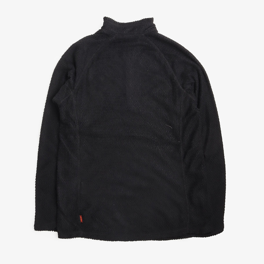 Element MxE Alpha Quarter Zip Fleece in Black, back view