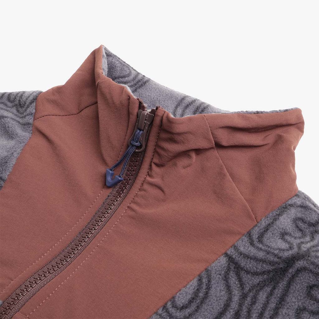 Stand collar and half-zip, Element MxE fleece jacket
