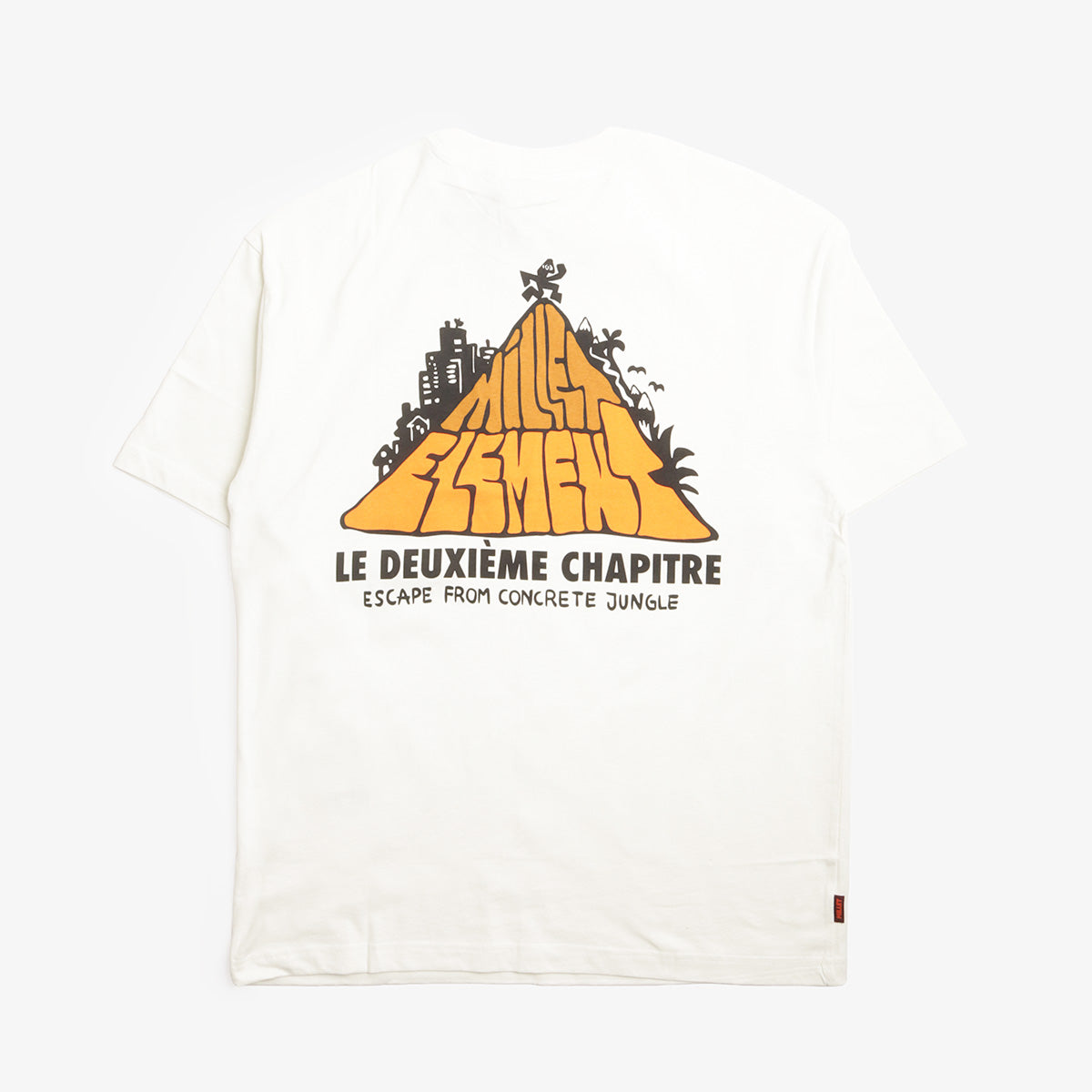 Element MxE Hit The Top tee in Natural, back print