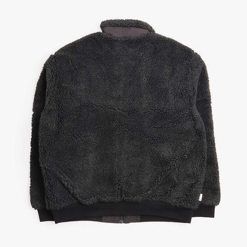 Element Oak Sherpa Jacket in Black, back view