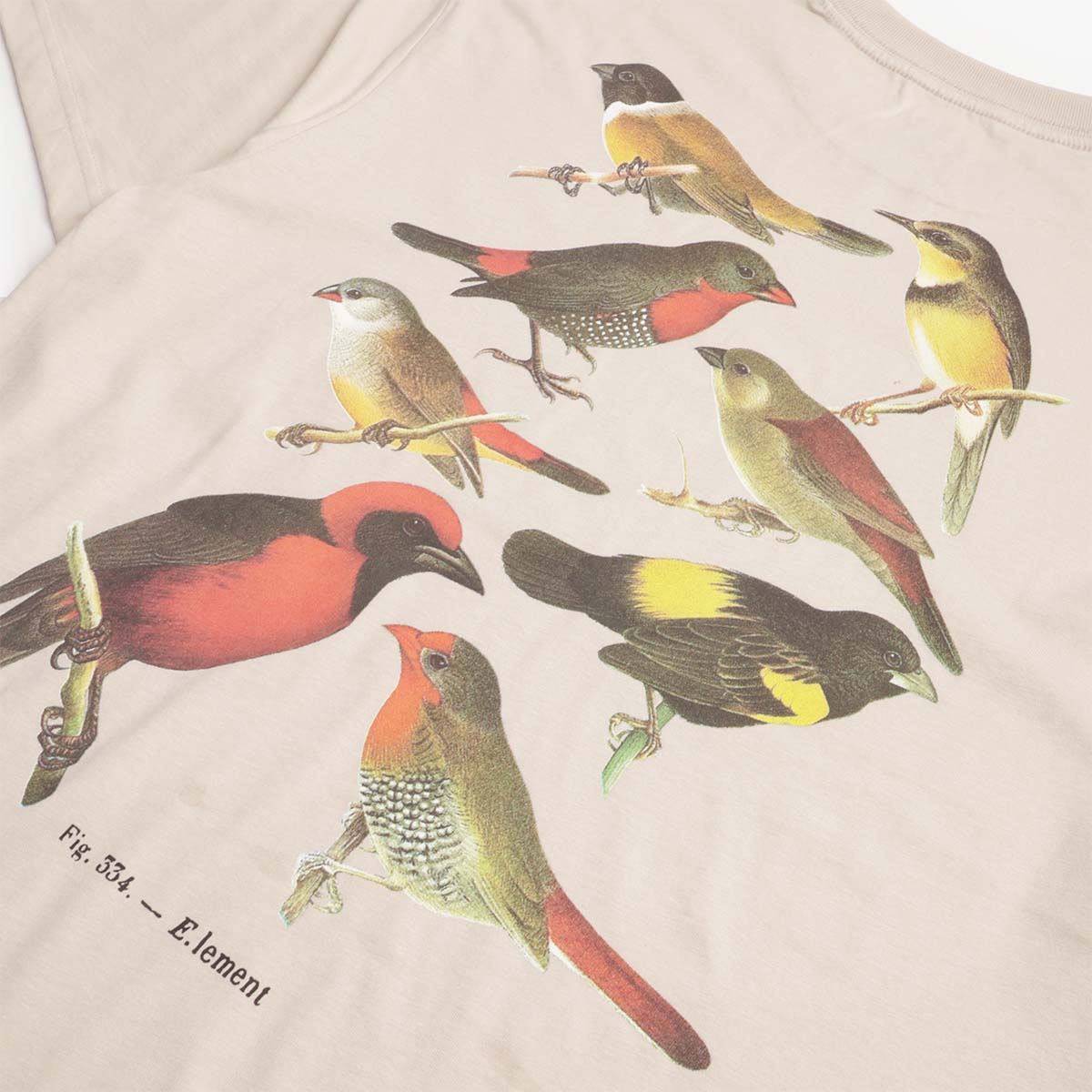 Element Orni T-Shirt, Oat Milk, Detail Shot 4