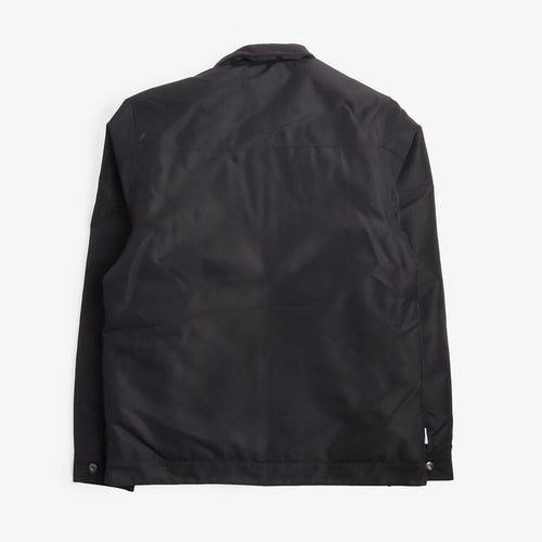 Element Parker Canvas Jacket in Black, back view
