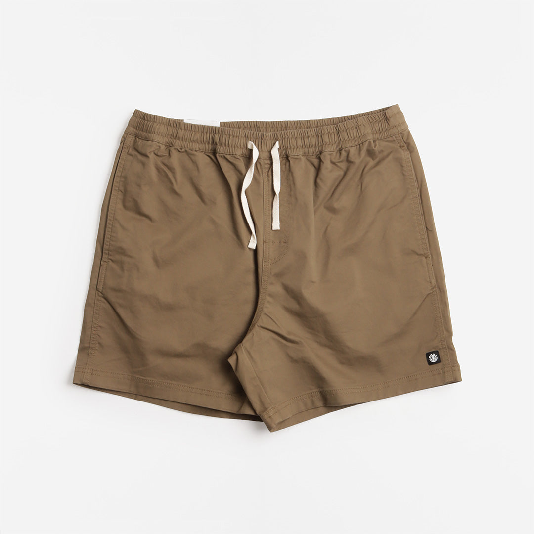 main Element Regular EWaist Chino Shorts, Kalamata, Detail Shot 1