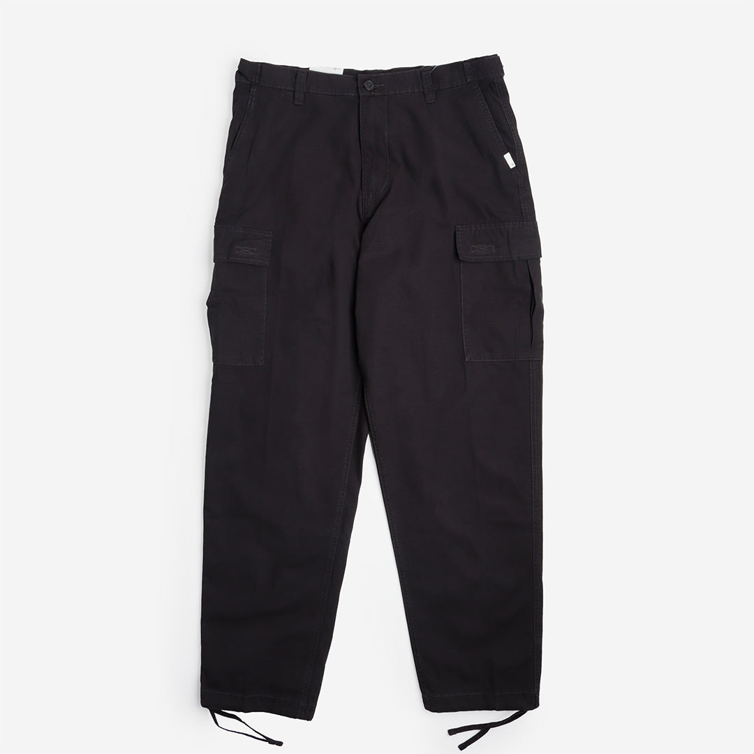 Element Relax Cargo Pant in Off Black, front view