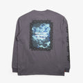 Element MxE Roped Party long sleeve in Charcoal, back print