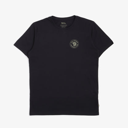 Fjallraven 1960 Logo T-Shirt, Black, Detail Shot 4