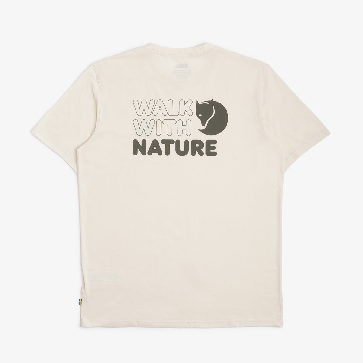 Fjallraven Walk With Nature T-Shirt, Chalk White, Detail Shot 6