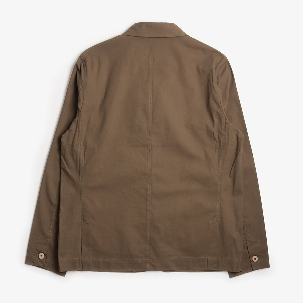 Folk Anniversary Blazer, Dark Olive Ripstop, Detail Shot 2
