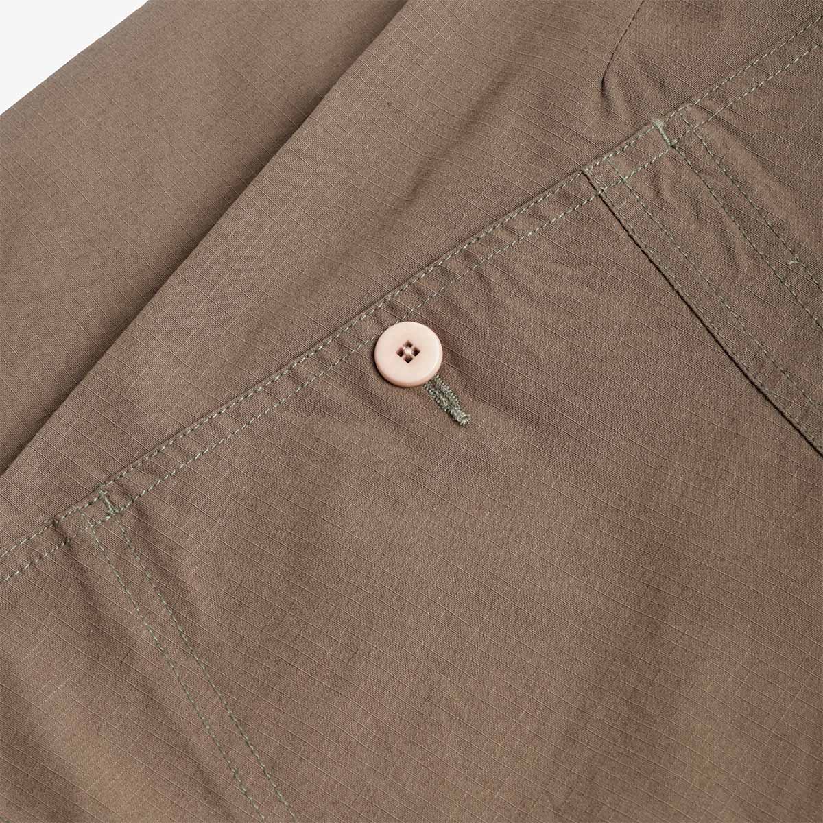 Folk Anniversary Blazer, Dark Olive Ripstop, Detail Shot 4