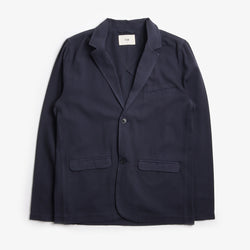 thumbnail Folk Assembly Blazer, Navy Herringbone, Detail Shot 1