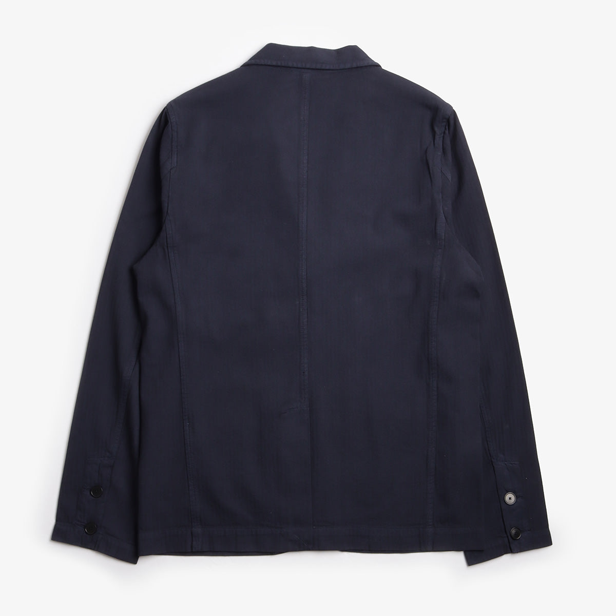 main Folk Assembly Blazer, Navy Herringbone, Detail Shot 2