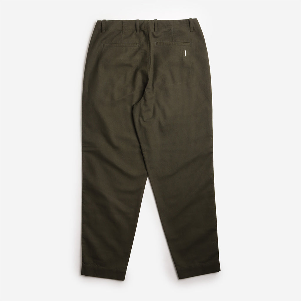 Folk Assembly Pant, Dark Olive Moleskin, Detail Shot 2