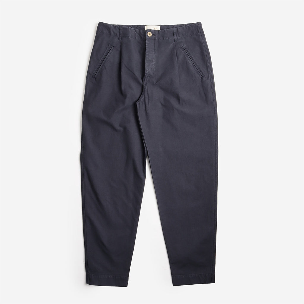 Folk Assembly Pant, Midnight Navy, Detail Shot 1