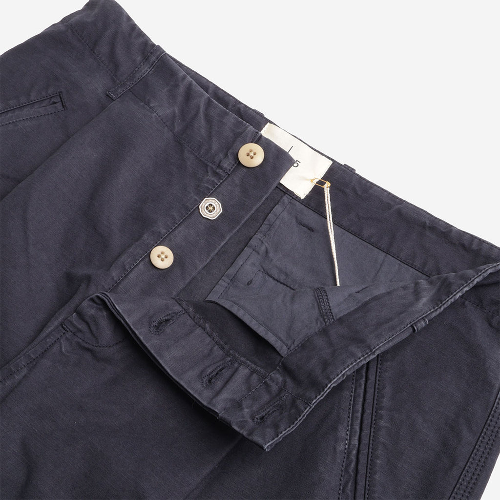 Folk Assembly Pant, Midnight Navy, Detail Shot 3