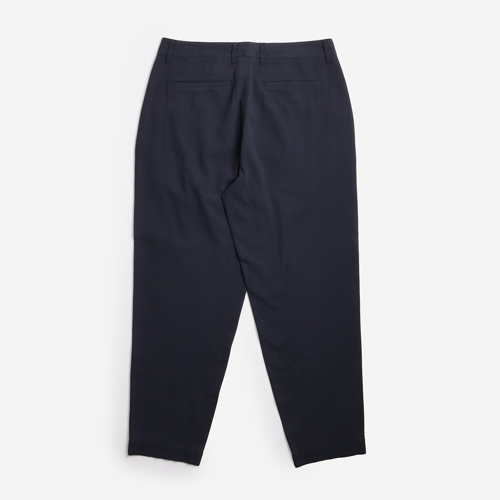 Folk Assembly Suit Trousers, Navy Herringbone, Detail Shot 4