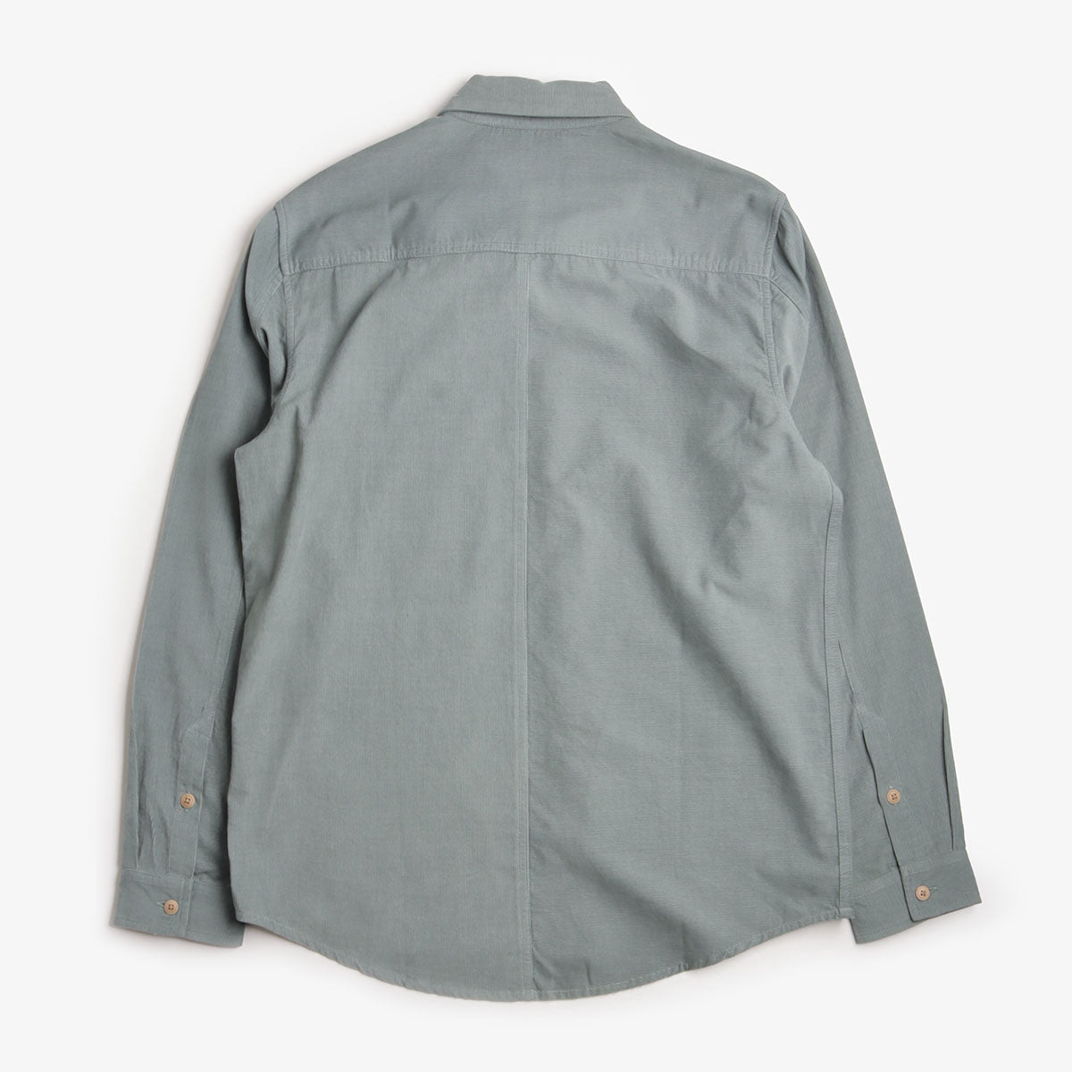 Folk Direction Babycord Shirt, Dusty Green, Detail Shot 2