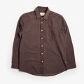 Folk Direction Babycord Shirt, Black Grape, Detail Shot 1