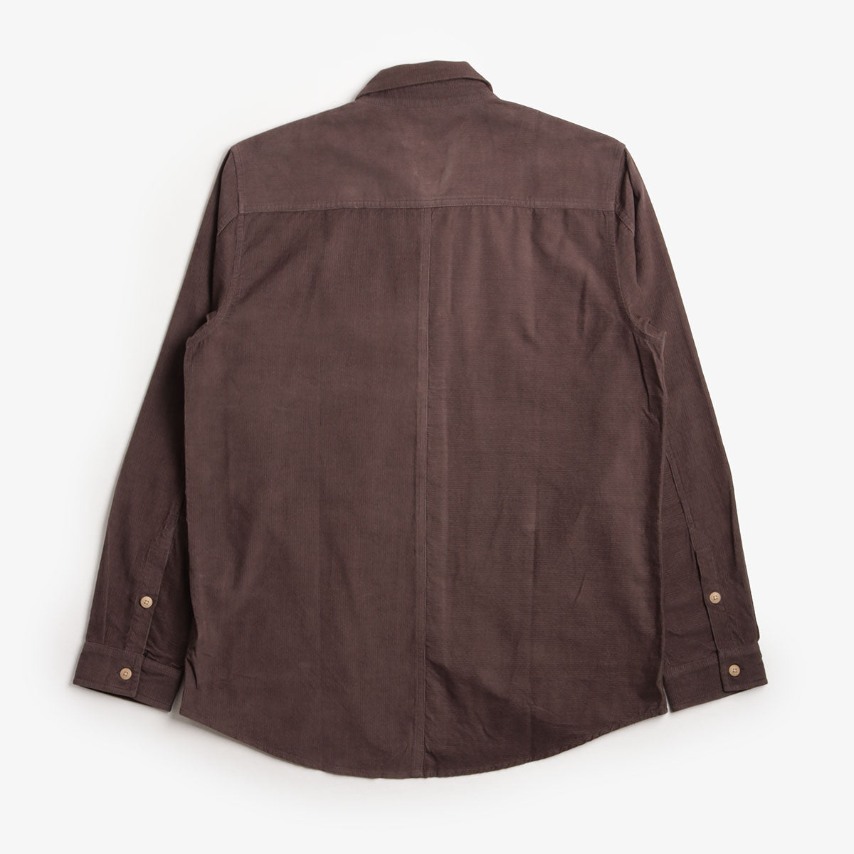 Folk Direction Babycord Shirt, Black Grape, Detail Shot 2
