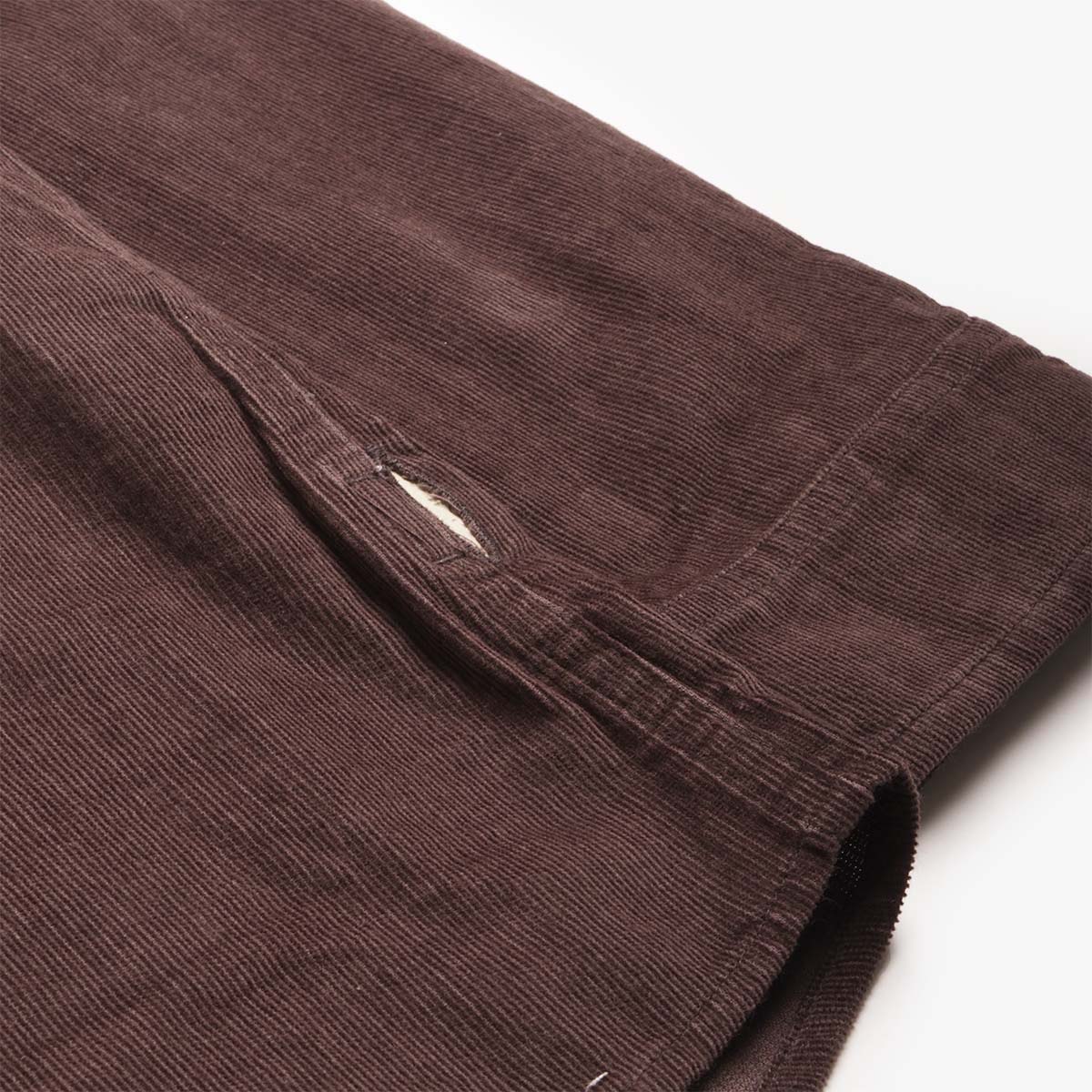 Folk Direction Babycord Shirt, Black Grape, Detail Shot 3