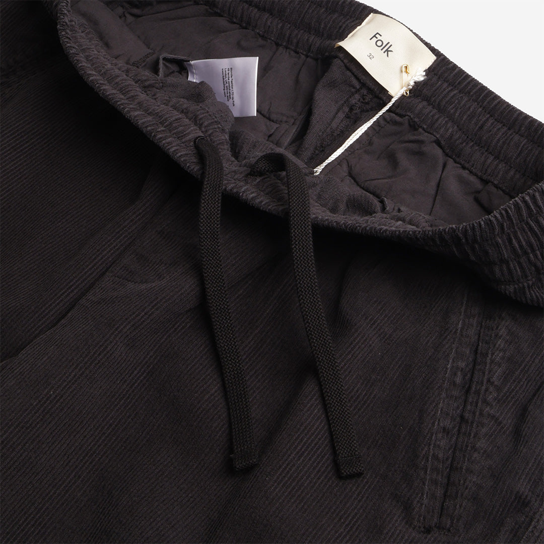 Folk Drawcord Assembly Pant, Black Cord, Detail Shot 3