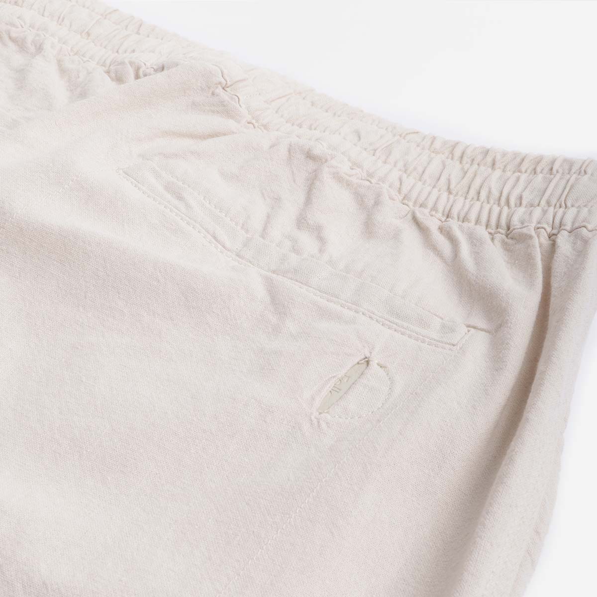 Folk Drawcord Assembly Pant, Natural Linen, Detail Shot 4