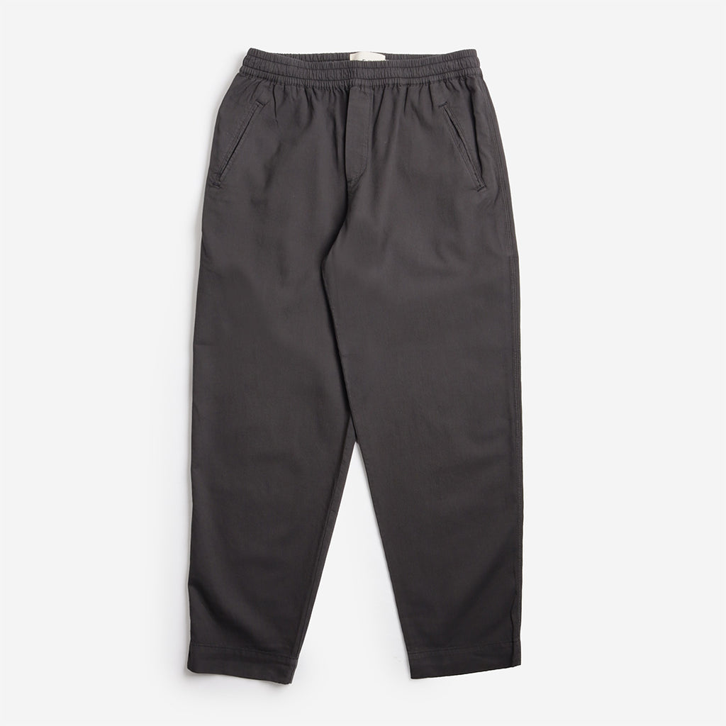 Folk Drawcord Assembly Pant, Soft Black Mini Stripe, Detail Shot 1