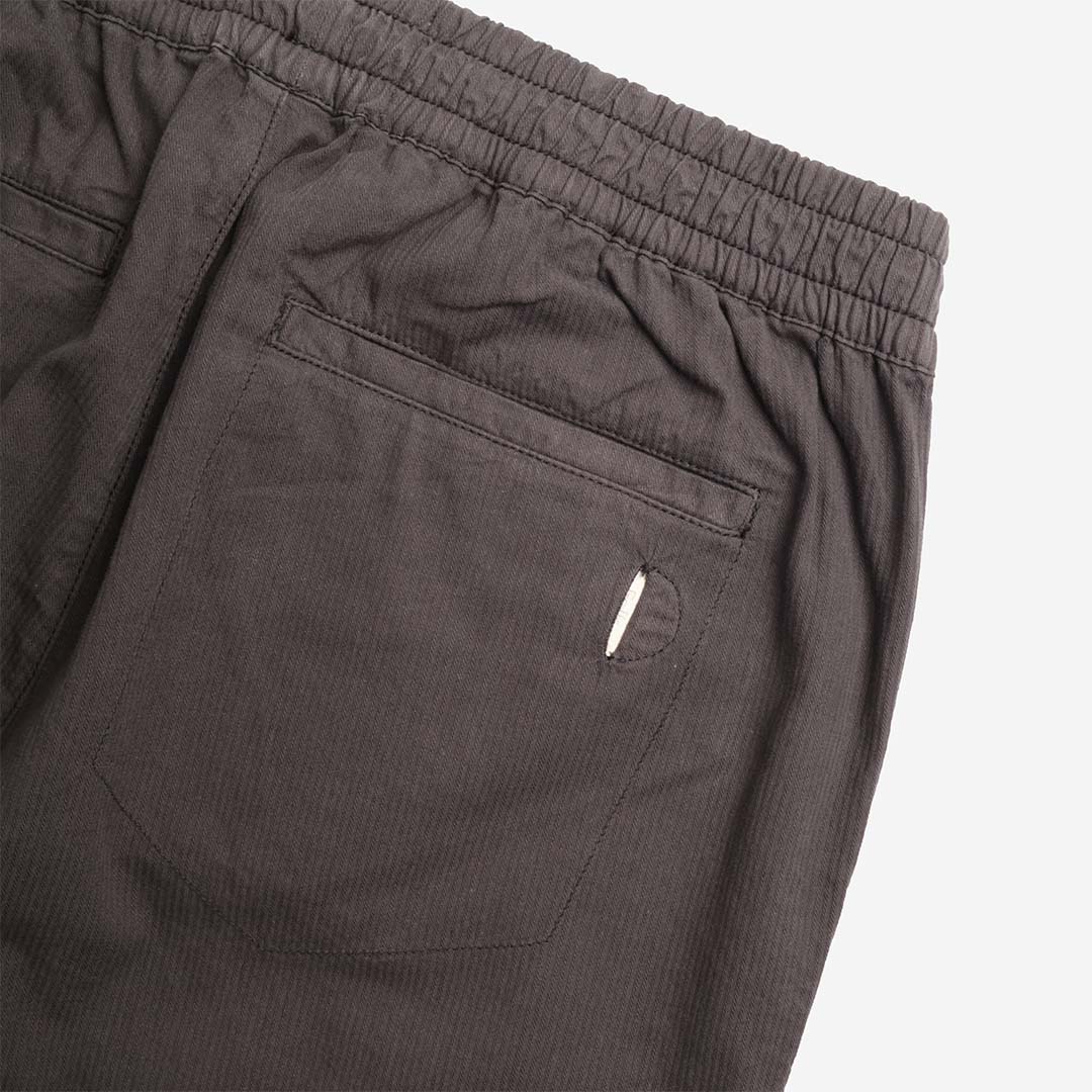Folk Drawcord Assembly Pant, Soft Black Mini Stripe, Detail Shot 4