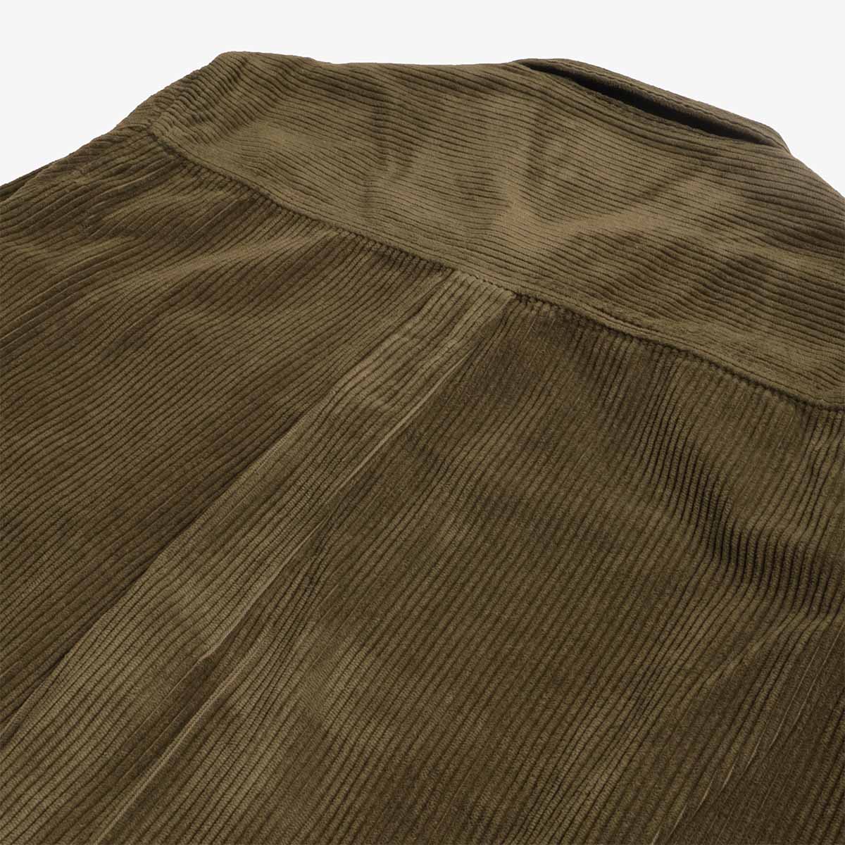 Folk Patch Overshirt, Olive Chunky Cord, Detail Shot 5
