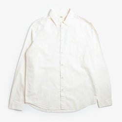 thumbnail Folk Relaxed Fit Shirt, Ecru Seersucker, Detail Shot 1