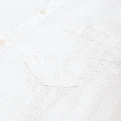 thumbnail Folk Relaxed Fit Shirt, Ecru Seersucker, Detail Shot 5