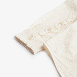 thumbnail Folk Relaxed Fit Shirt, Ecru Seersucker, Detail Shot 3