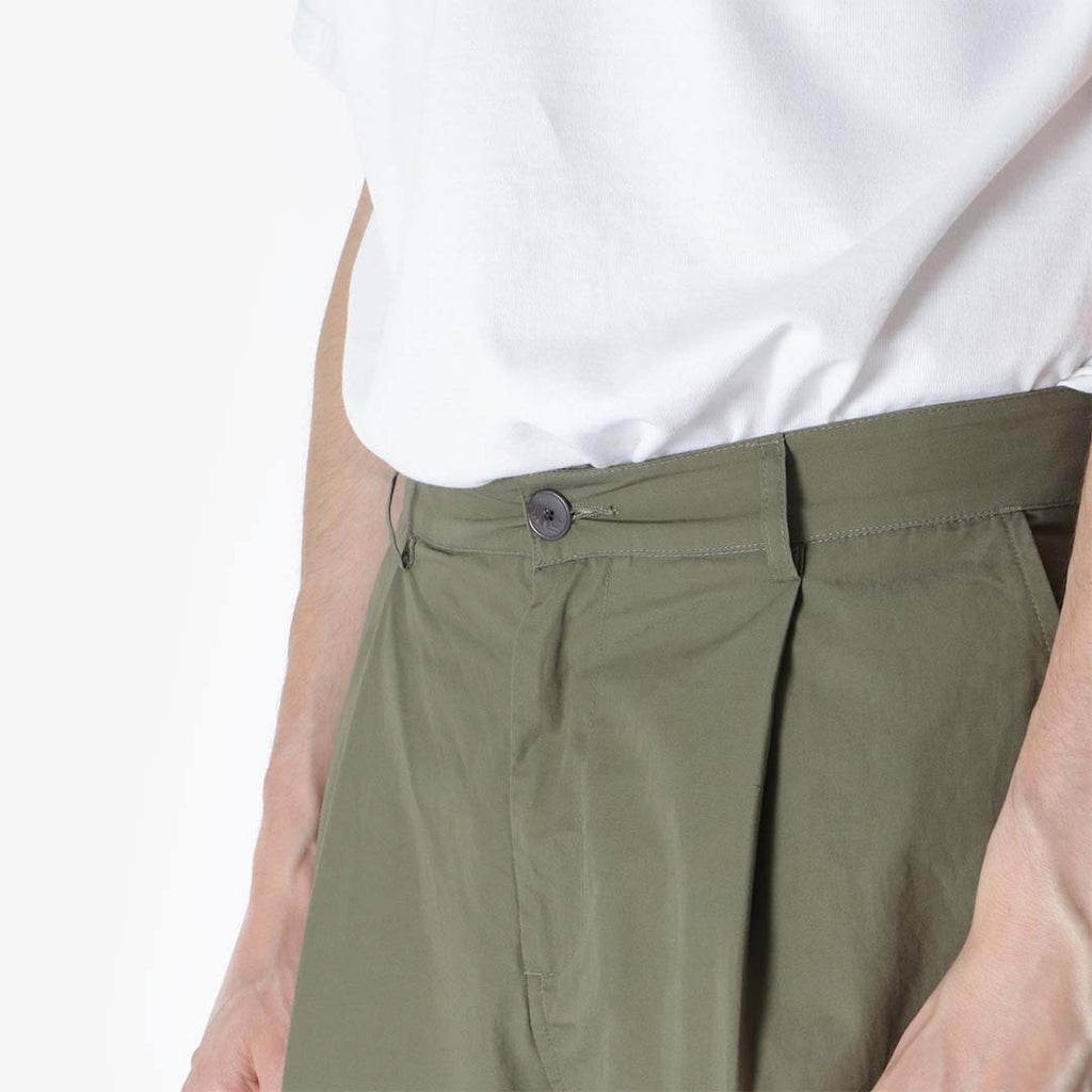 Folk Wide Fit Trousers, Dark Sage, Detail Shot 2