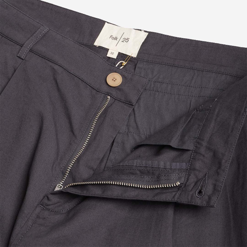 Folk Wide Fit Trousers, Slate, Detail Shot 4