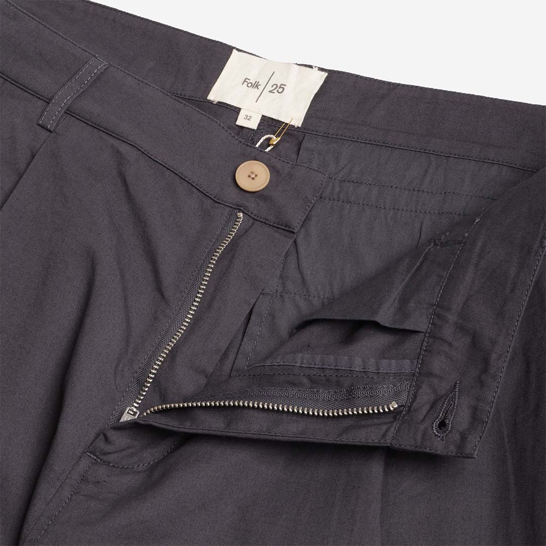 Folk Wide Fit Trousers, Slate, Detail Shot 4