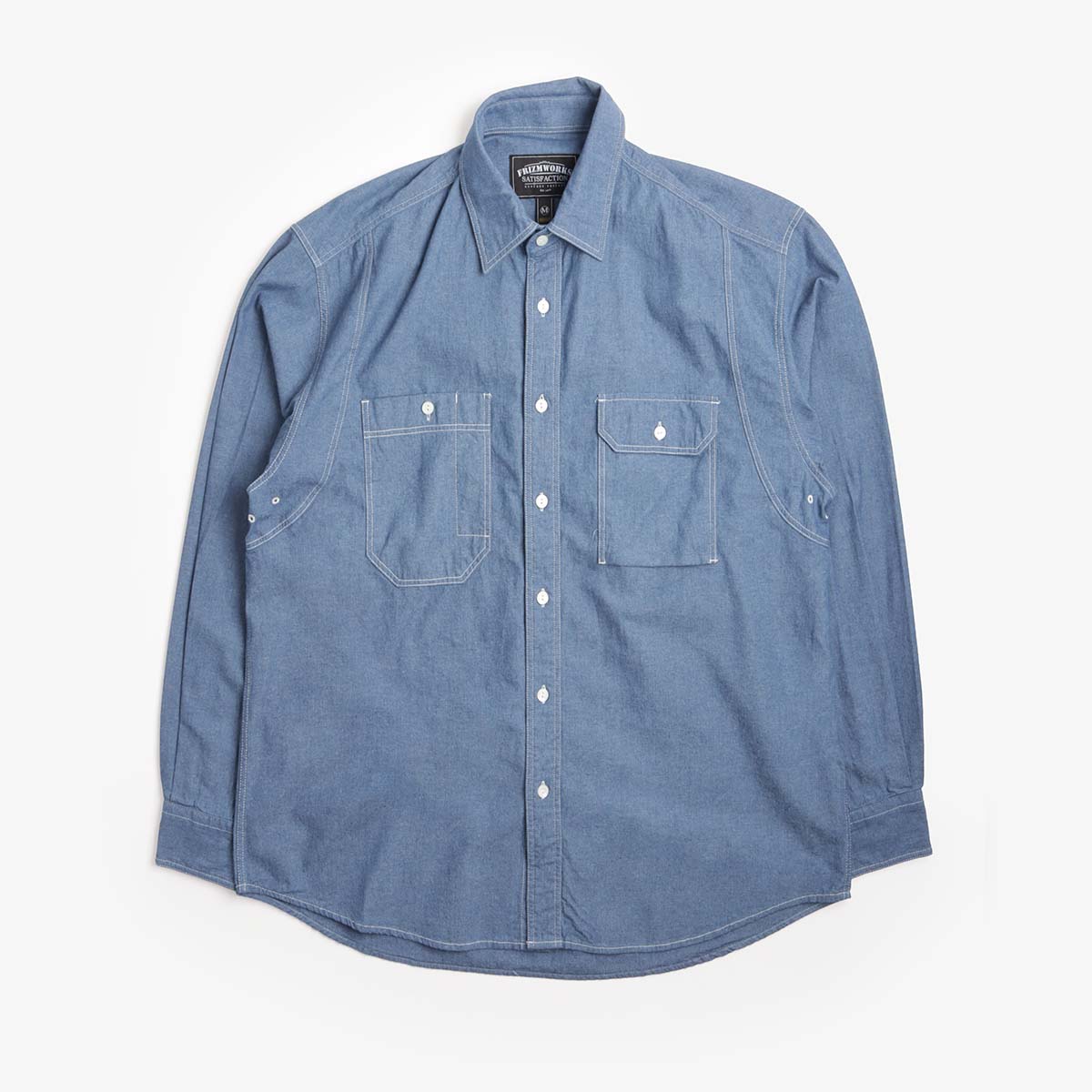FrizmWORKS 1920s Chambray Work Shirt