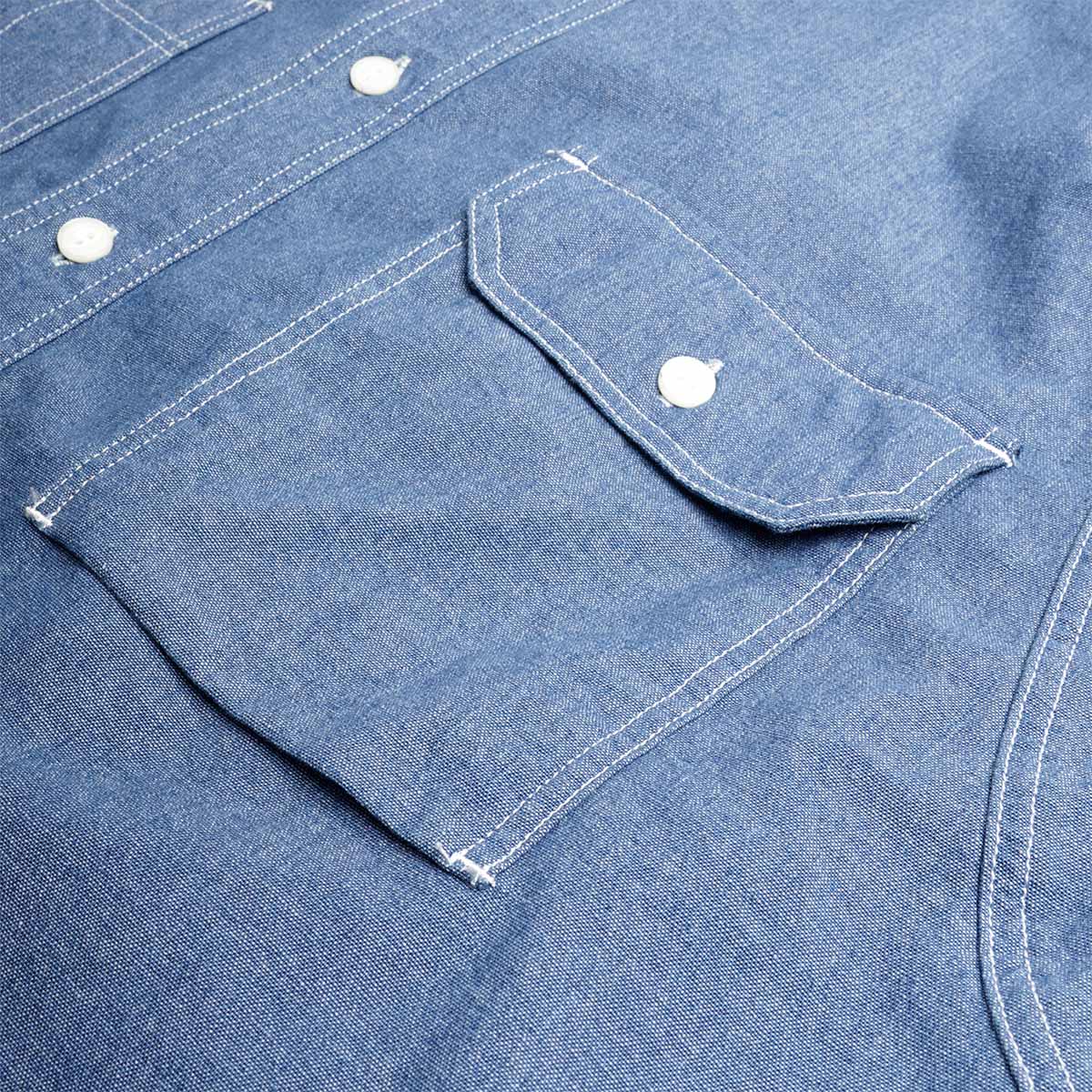 FrizmWORKS 1920s Chambray Work Shirt