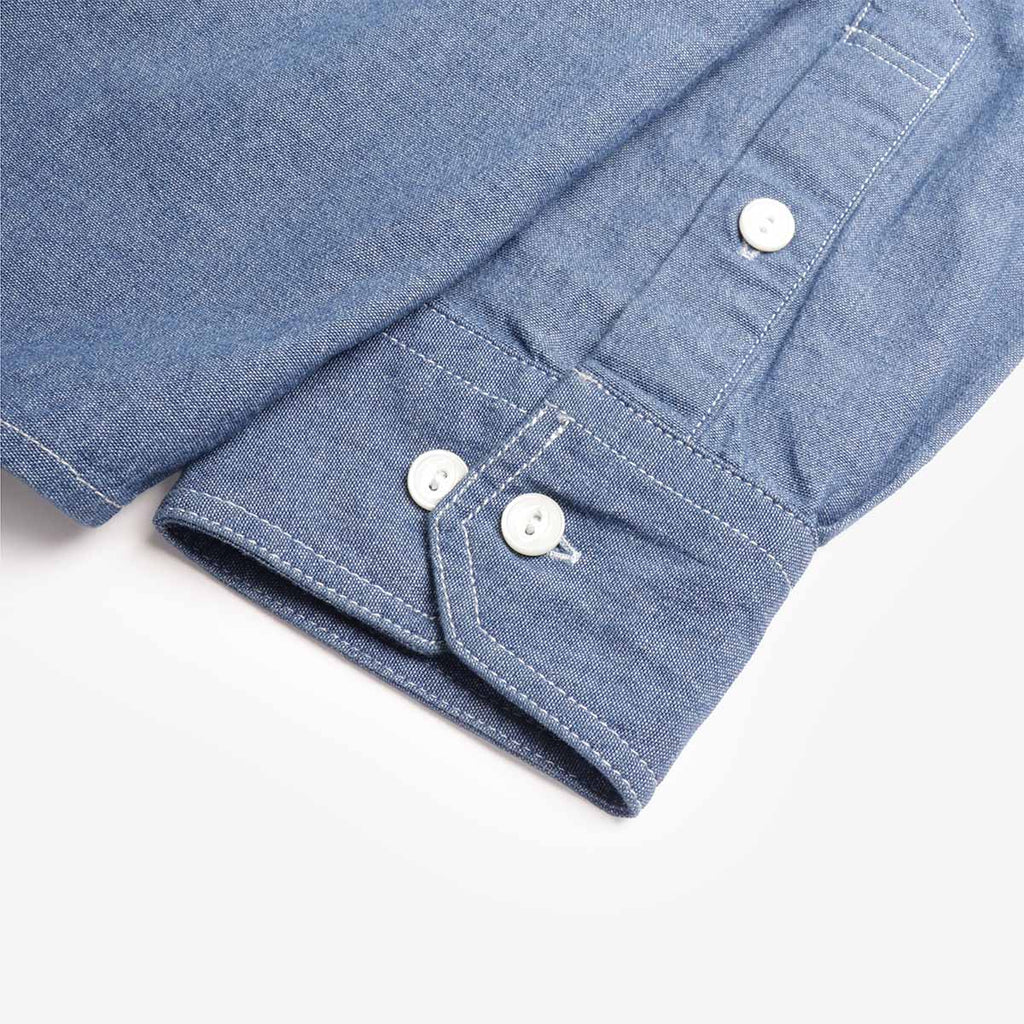 FrizmWORKS 1920s Chambray Work Shirt