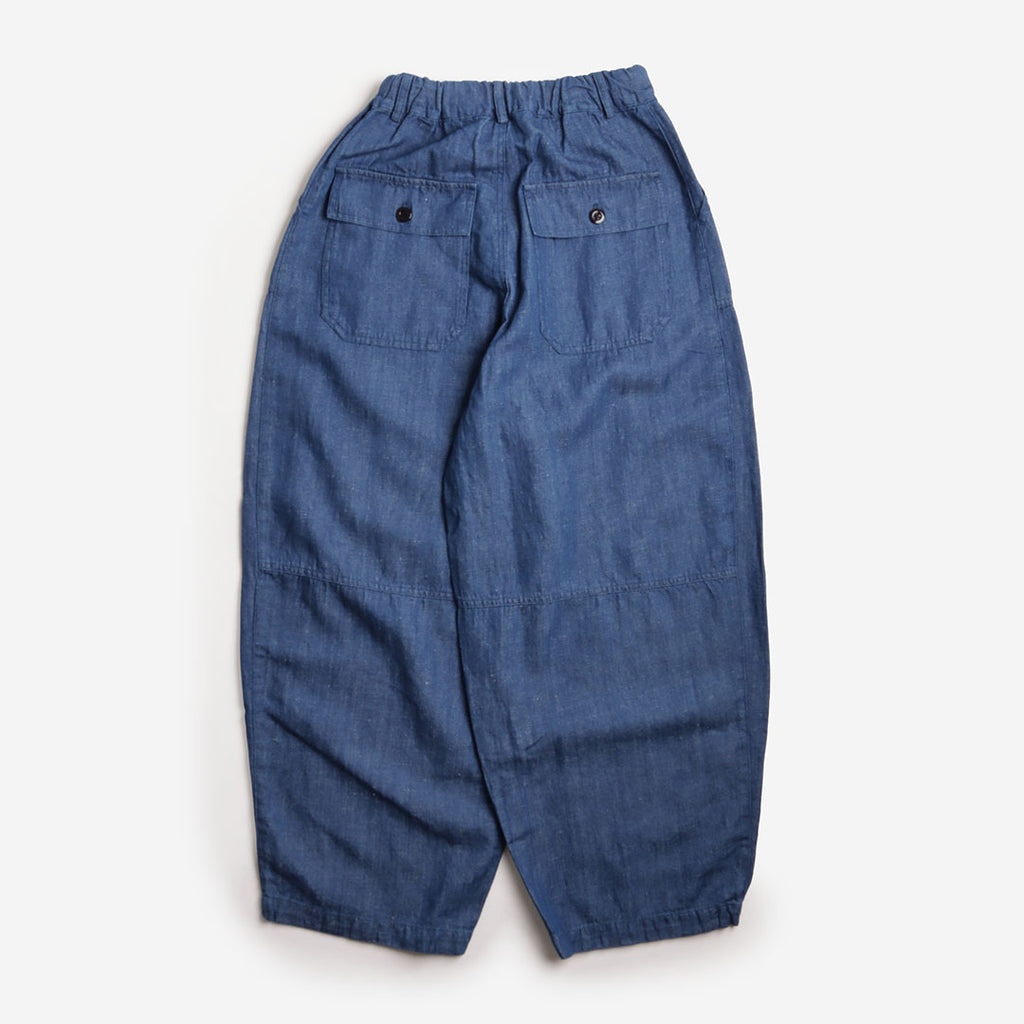 FrizmWORKS Denim Balloon Pant, Blue, Detail Shot 2