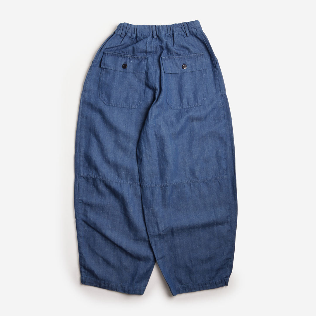 main FrizmWORKS Denim Balloon Pant, Blue, Detail Shot 2