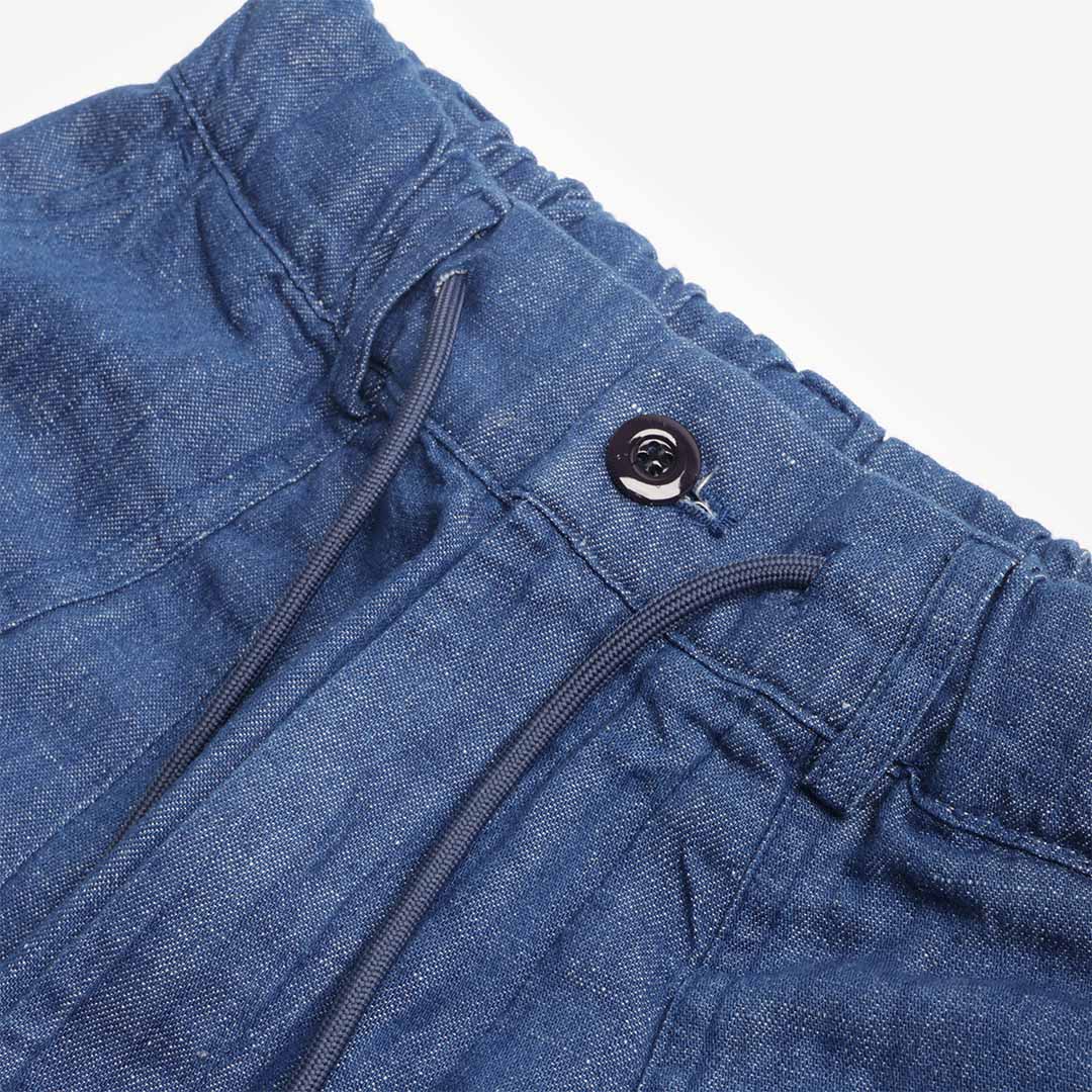 main FrizmWORKS Denim Balloon Pant, Blue, Detail Shot 3